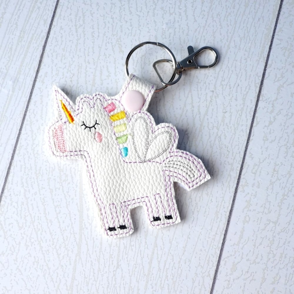 Unicorn keychain